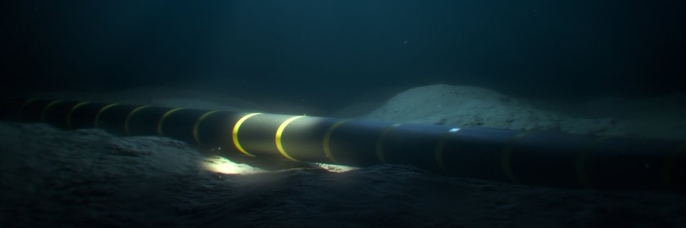 imagen de cables submarinos, que indica el hecho de la amenaza de Medvedov de atacar los cables submarinos